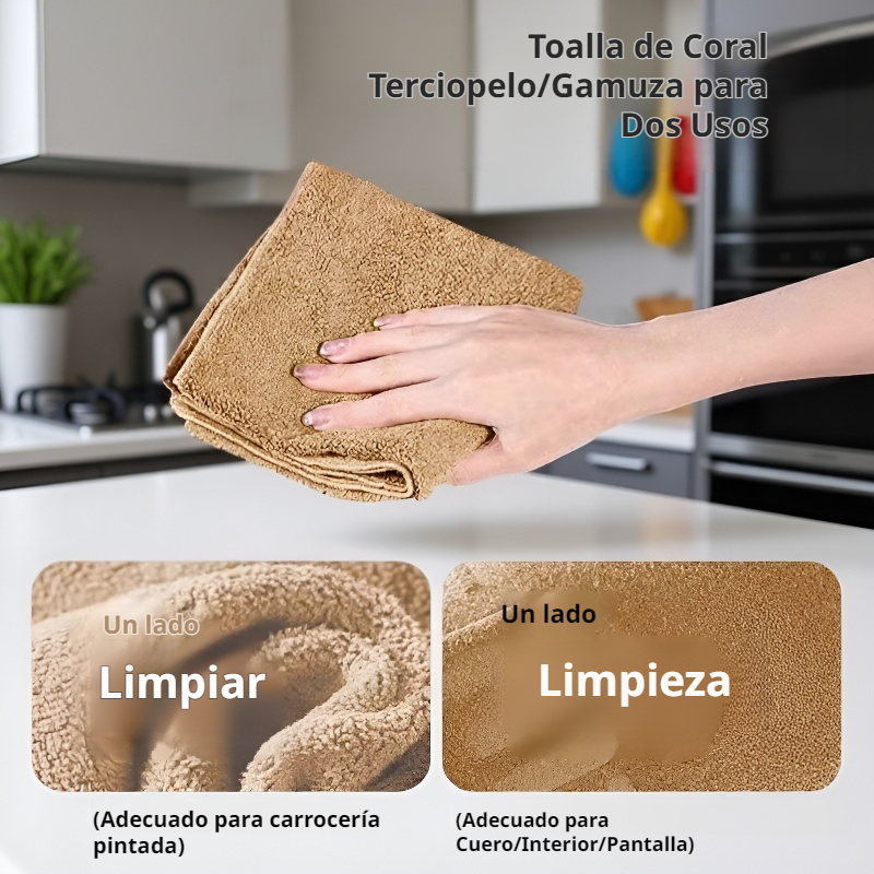 Toalla especial de gamuza absorbente para lavado de autos