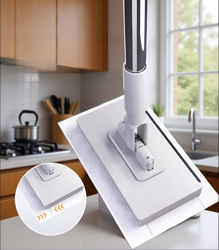 衛生的な手洗いタオルとモップセット