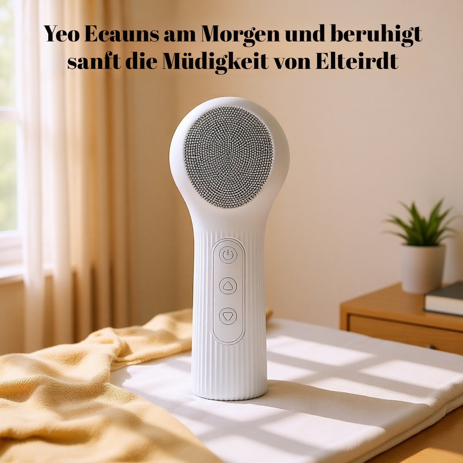 Gesichtsreinigungsgerät mit 45°C Wärme und Schallvibration