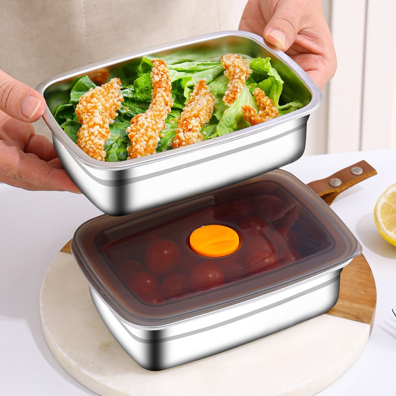 밀폐 사각형 식품 보관 용기