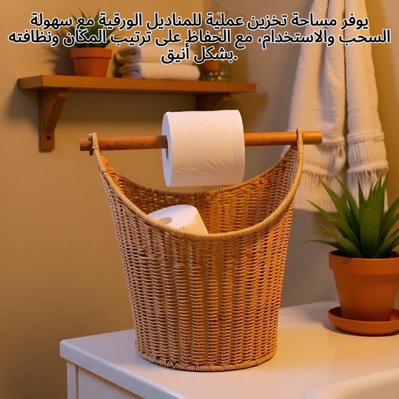 دلو تخزين مناديل ورقية بتصميم اسكندنافي عصري