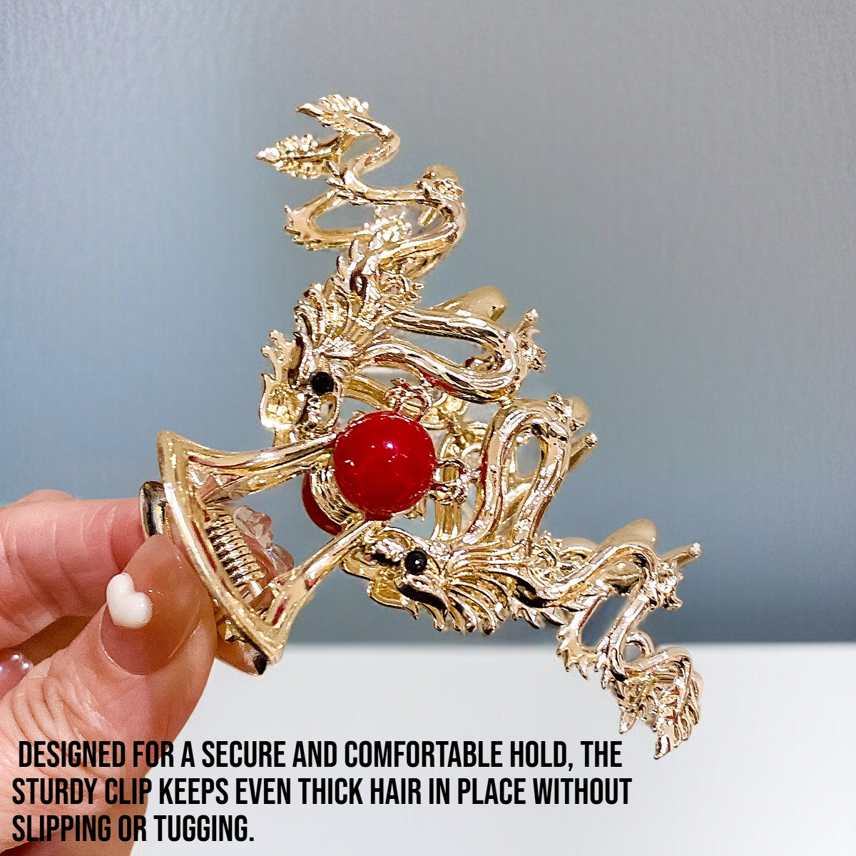 High grade diamond studded large hair clip