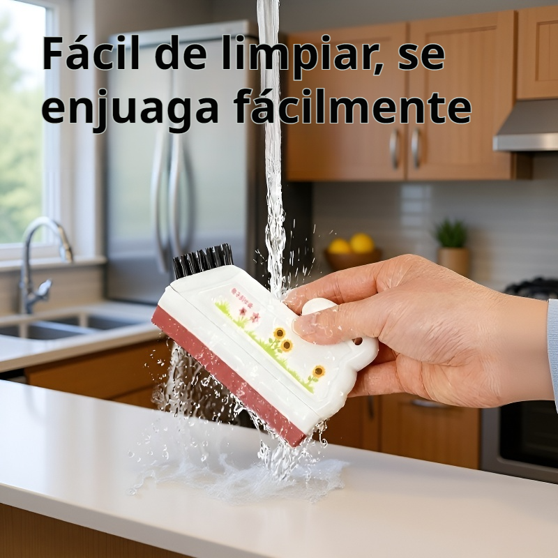 Limpiador y escurridor 2 en 1 para baño