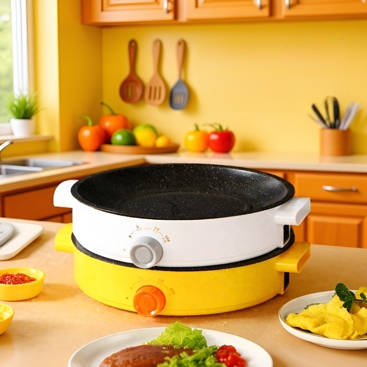 다용도 아웃도어 휴대용 바베큐 전용 전기불판 고기 굽기 노브 자 바베큐 오븐