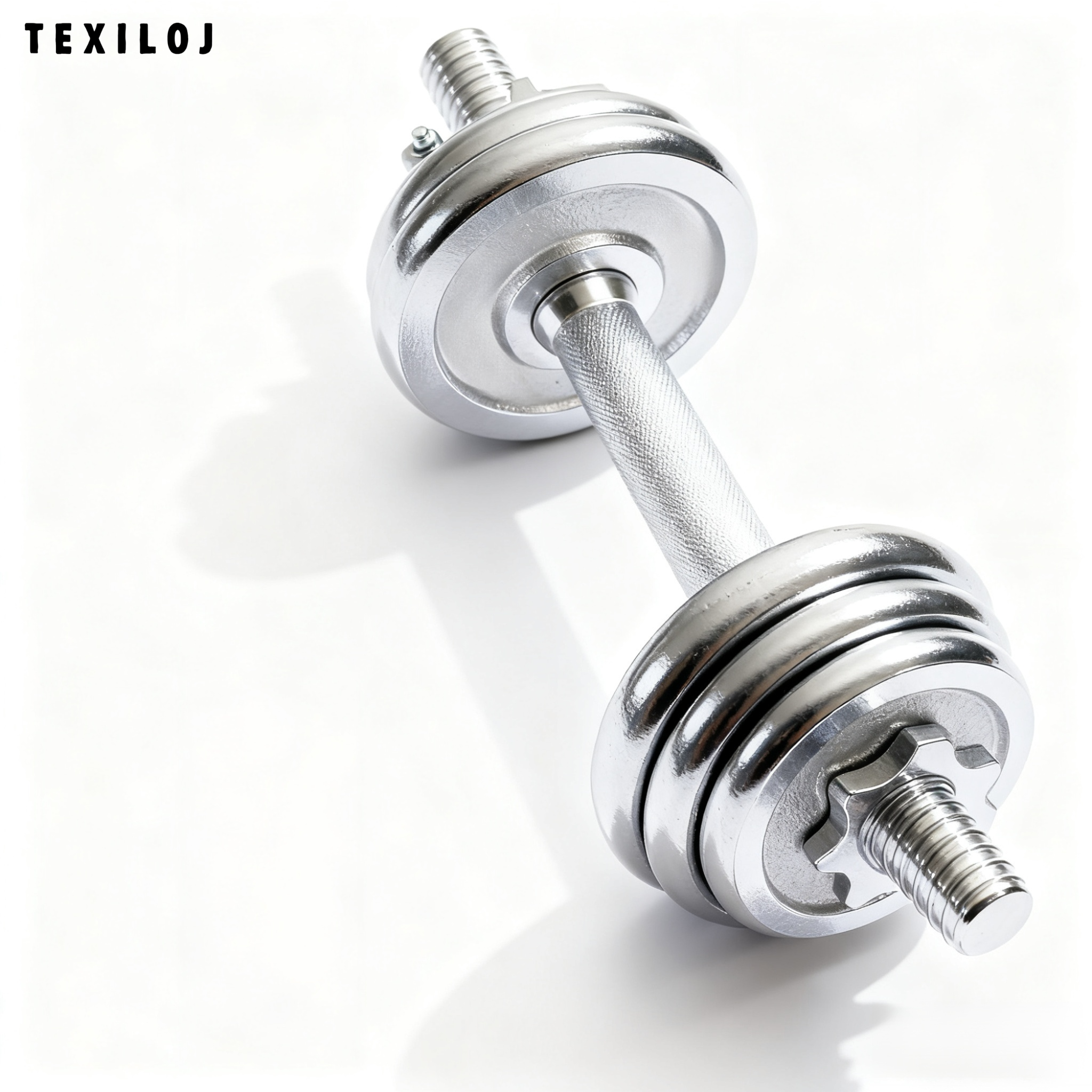 可調重量電鍍啞鈴細節特寫