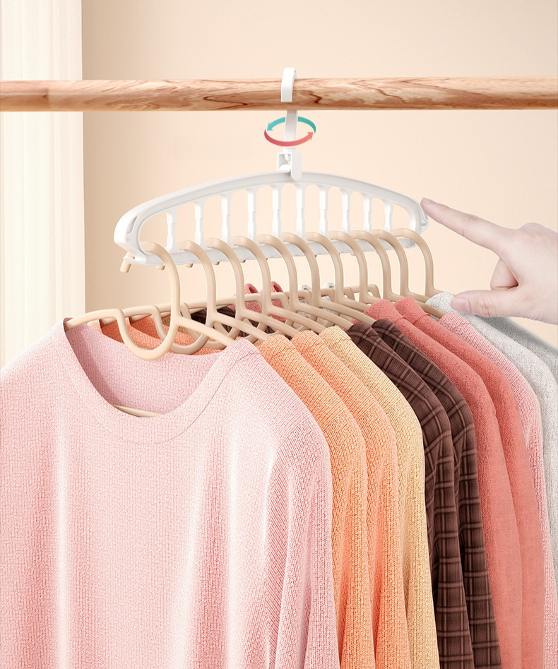 Perchero de pared ahorra espacio en el hogar