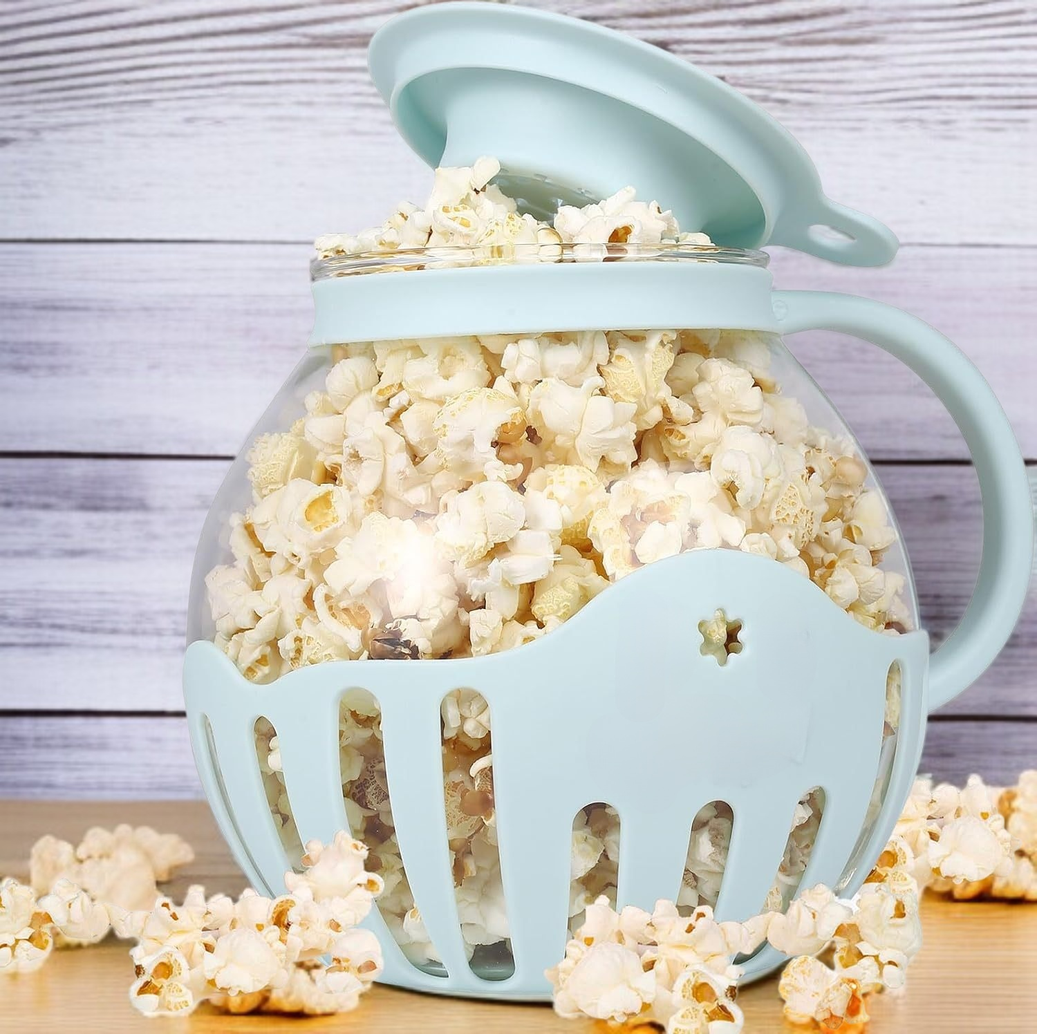 家庭用自家製電子レンジ大容量ポップコーン自爆ポット