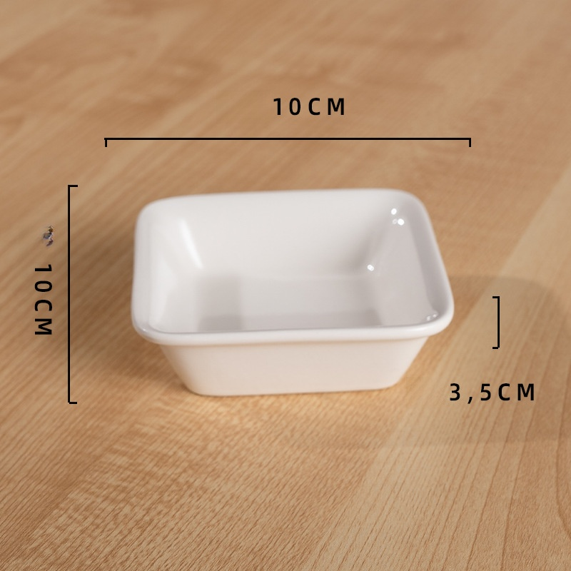 Plato de cerámica de forma irregular