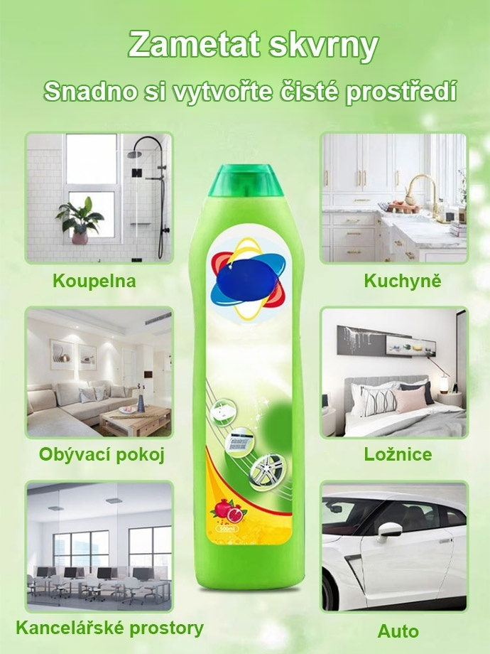 【Jedna kapka čistoty】multifunkční čisticí krémový odstraňovač skvrn