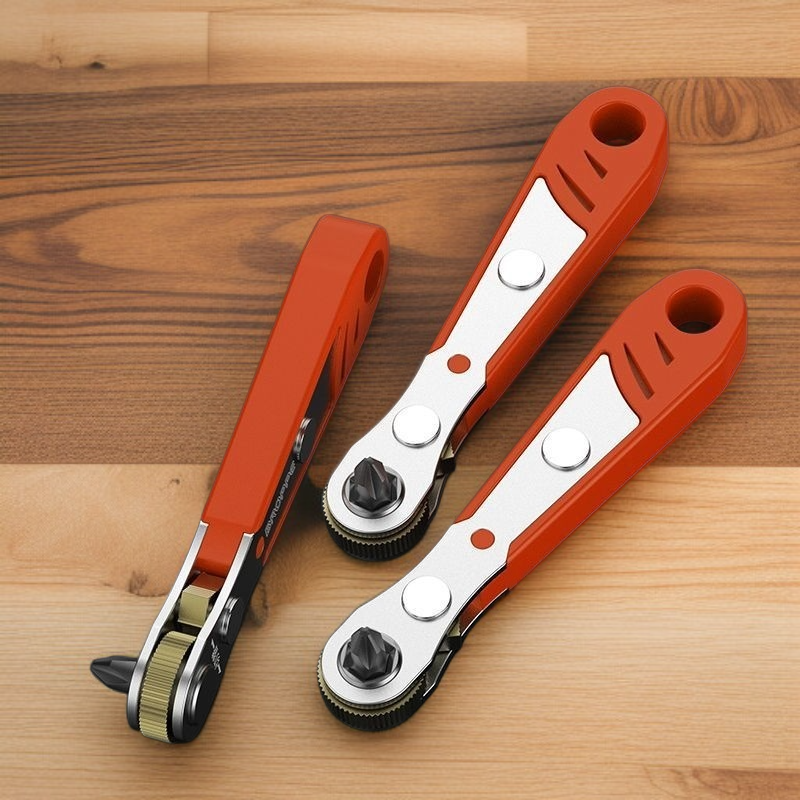 Bidirectional ratchet Wrench Wrench Set Enlarged Gear Nonslip handle Small space Zinc alloy collet S