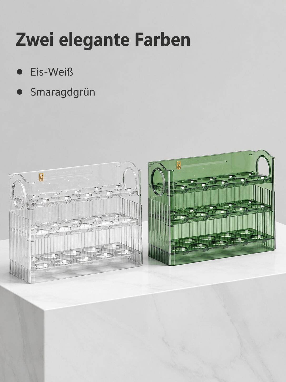 Eier-Aufbewahrungsbox Kühlschrank Türregal Küchen Eierhalter Frischhaltebox