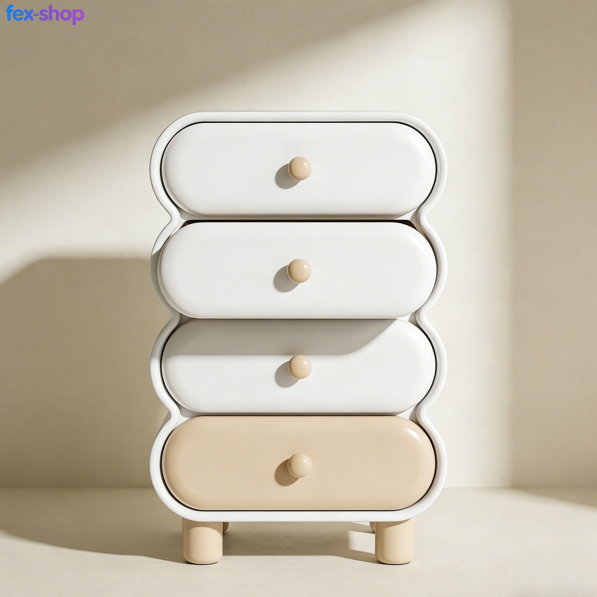 미니멀리스트 침실 수납장