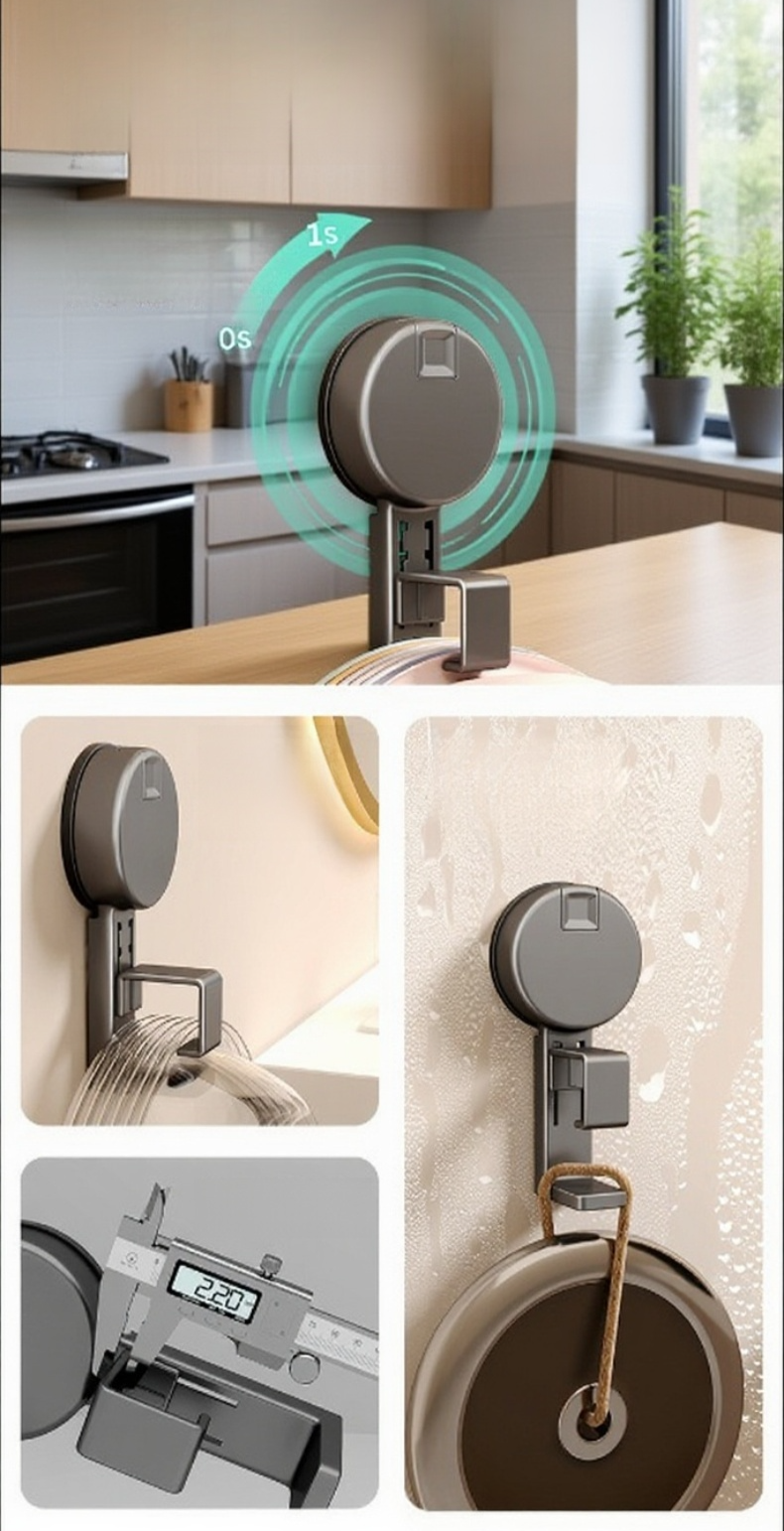 강력한 흡착력의 세면대 수납 선반