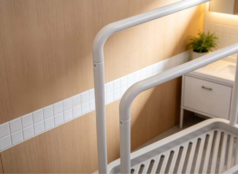 廚房置物架濾水籃使用情境