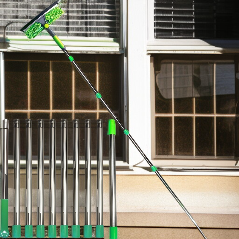 JMY Zwei-in-Eins-Fensterreinigungsschaber Glasreinigung Artefaktreinigung spezielles doppelseitiges 