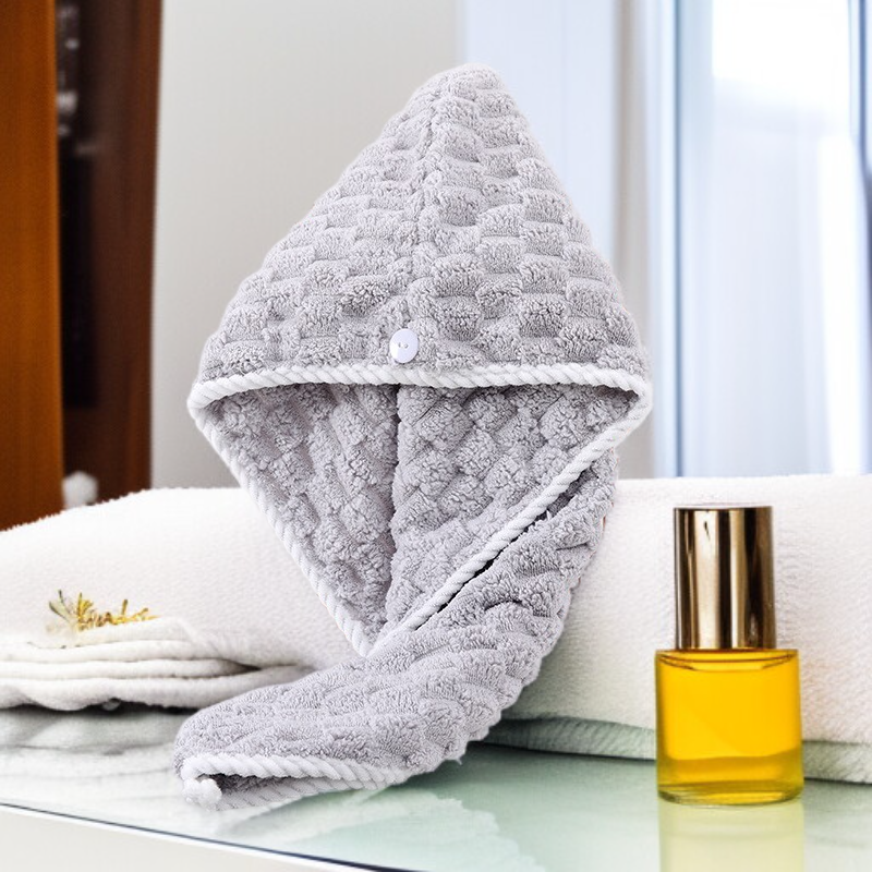  초극세사 여성용 두꺼운 흡수력 빠른 건조 헤어 타월