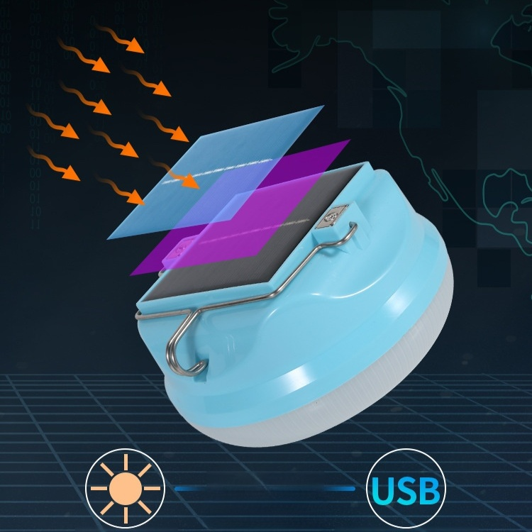  ソーラーLED充電式家庭用ランプ