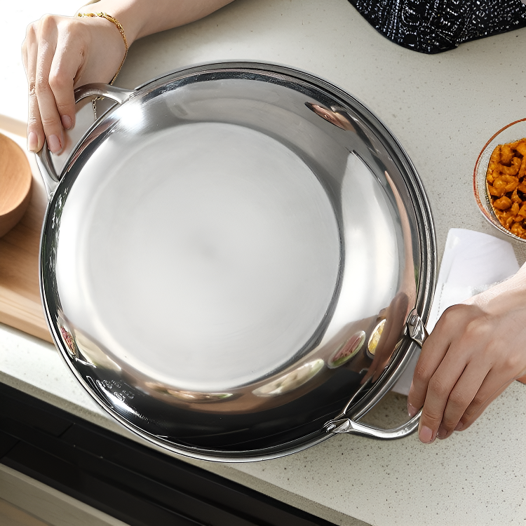 가정용 스테인리스 스틸 이중 칸막이 핫팟