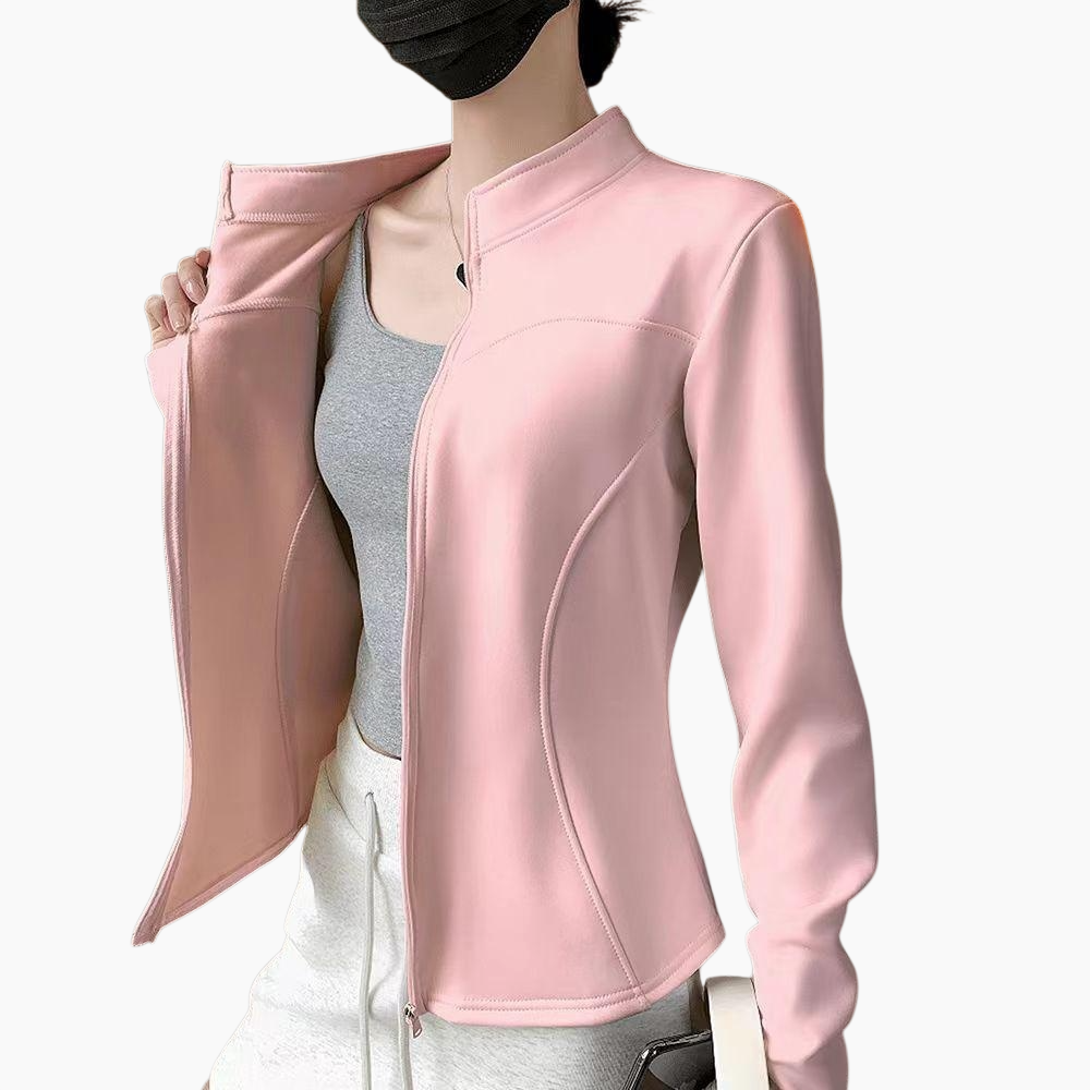 고탄력 스키니 요가 코트 여 추동 트레이닝 캐주얼