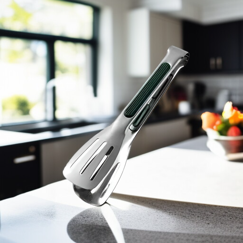 가정용 스테인리스 실리콘 열 방지 주방 바베큐 집게