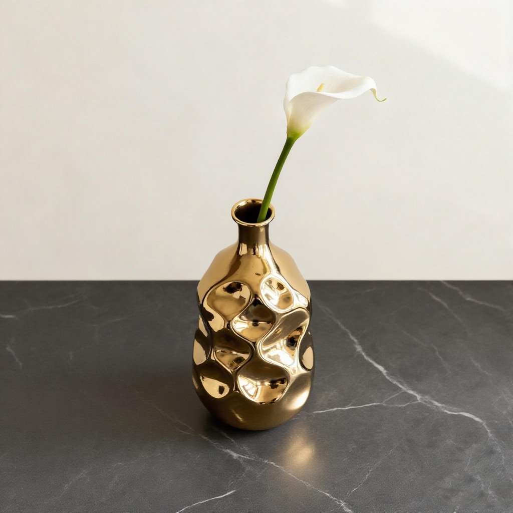 ชุดแจกันตกแต่งสไตล์หรูหราจำนวน 2 ชิ้น