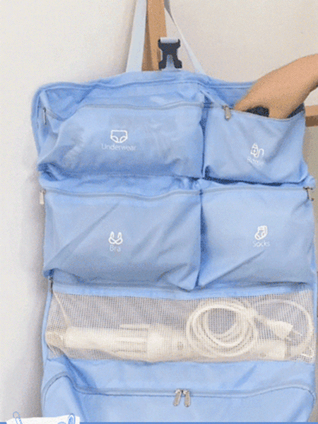 Bolsa organizadora colgante 7 en 1, ligera y plegable de alta eficiencia