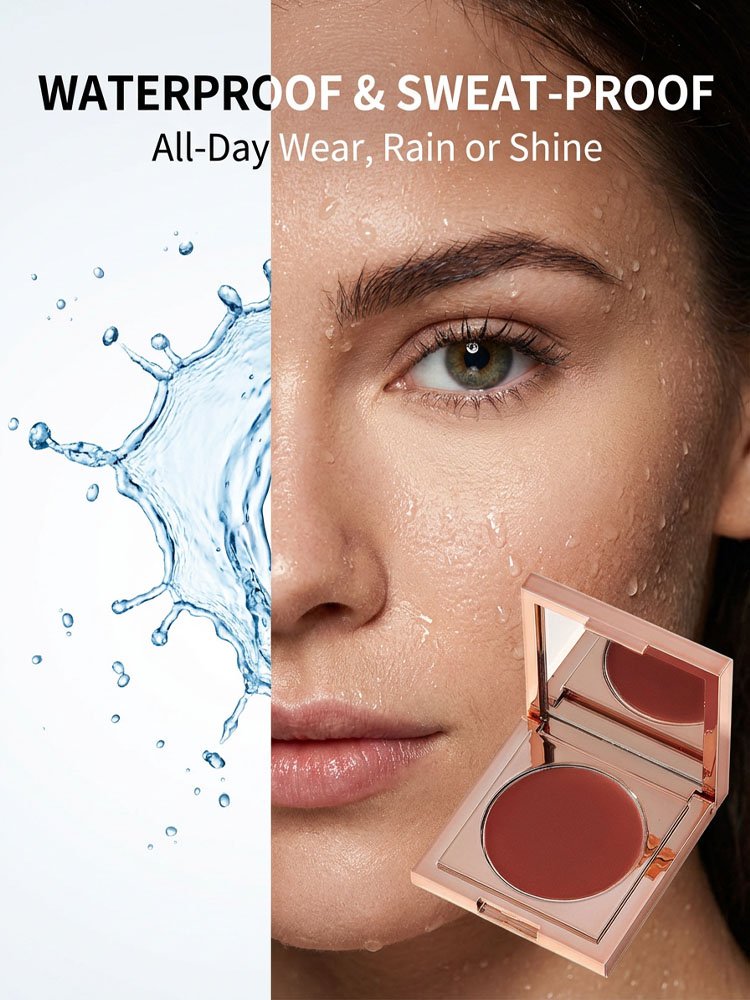 [One Second Concealer] Tinted Under-Eye Concealer Cream with Makeup Brush