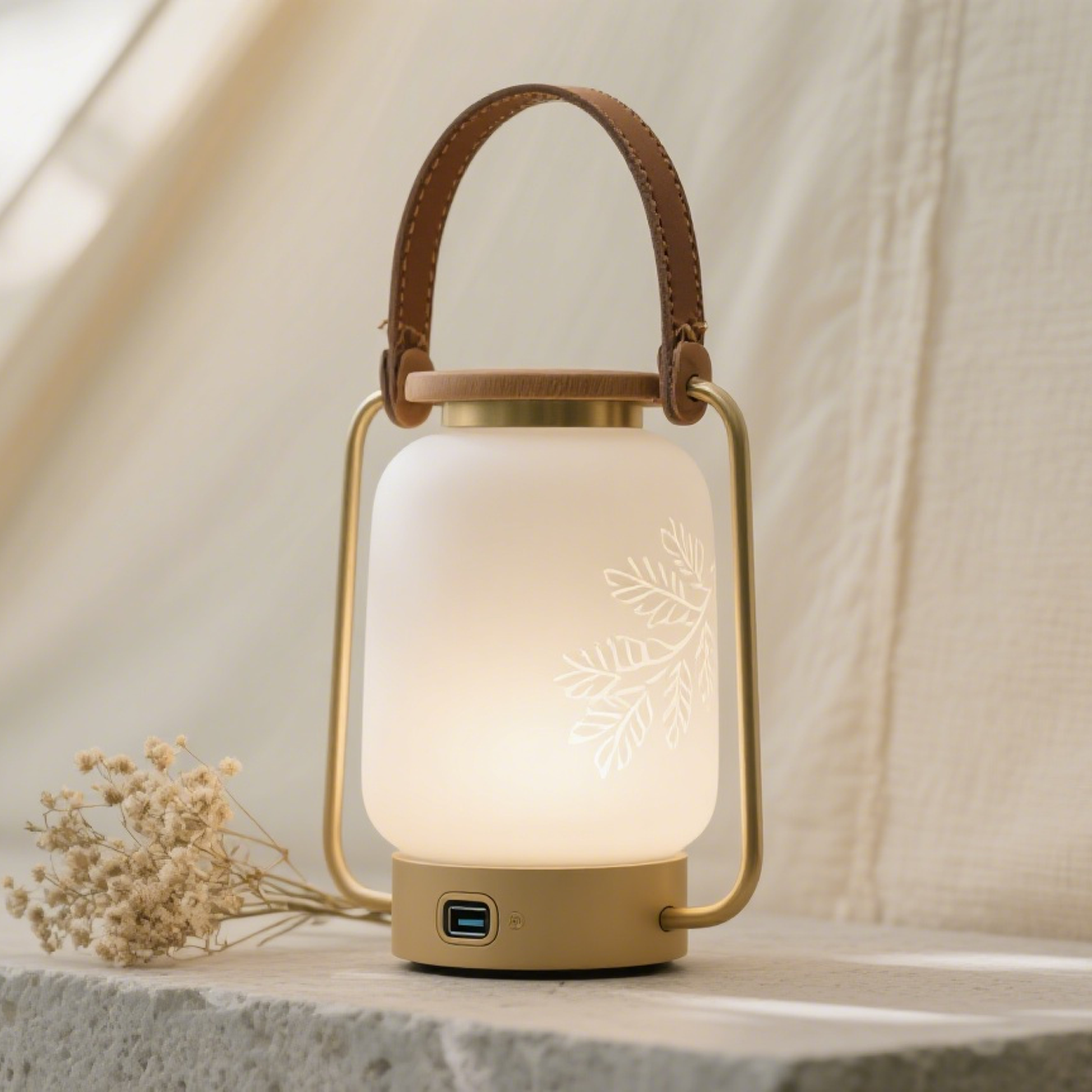 Luces LED recargables para camping al aire libre