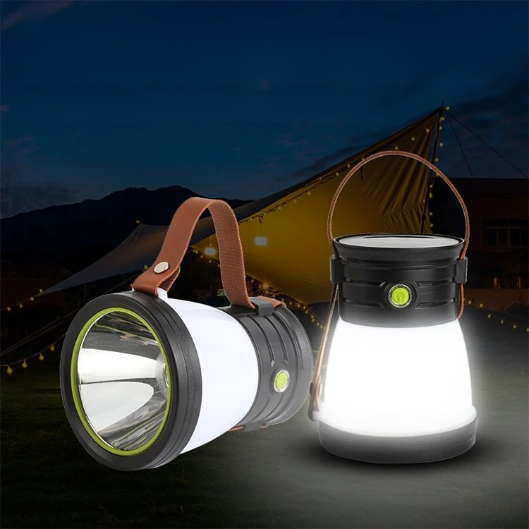 Solar camping portable searchlight