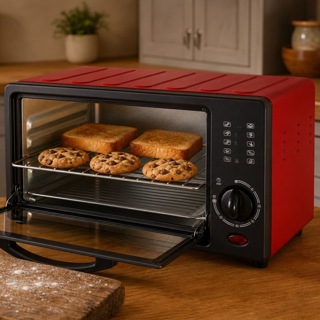 Multifunctional 12L Oven, Nonslip Base, Individual Heating, Cute Appearance