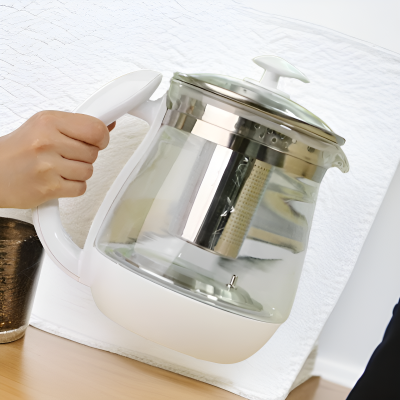 Multifunctional fully automatic tea brewing and health-preserving kettle