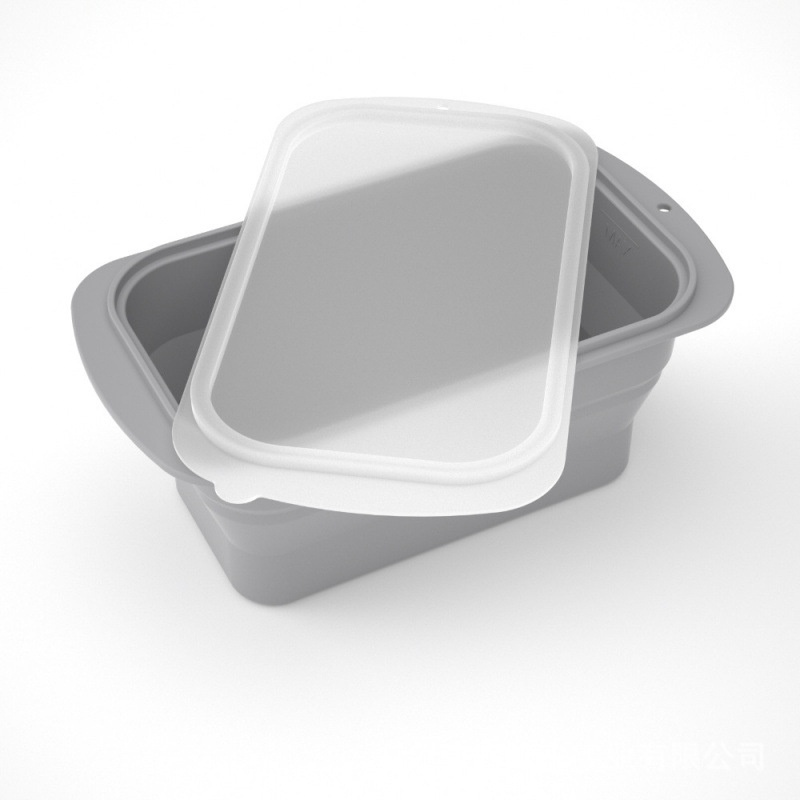 Household 4-Grid Ice Cube Tray with Lid