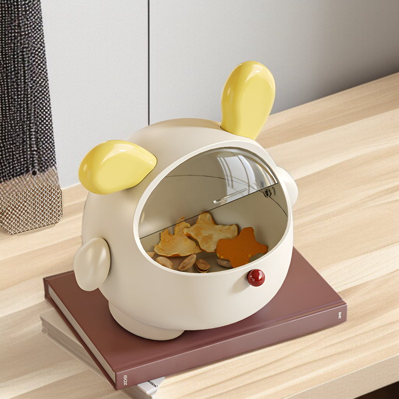 デスクトップゴミ箱 かわいいデザイン 蓋付き収納ボックス