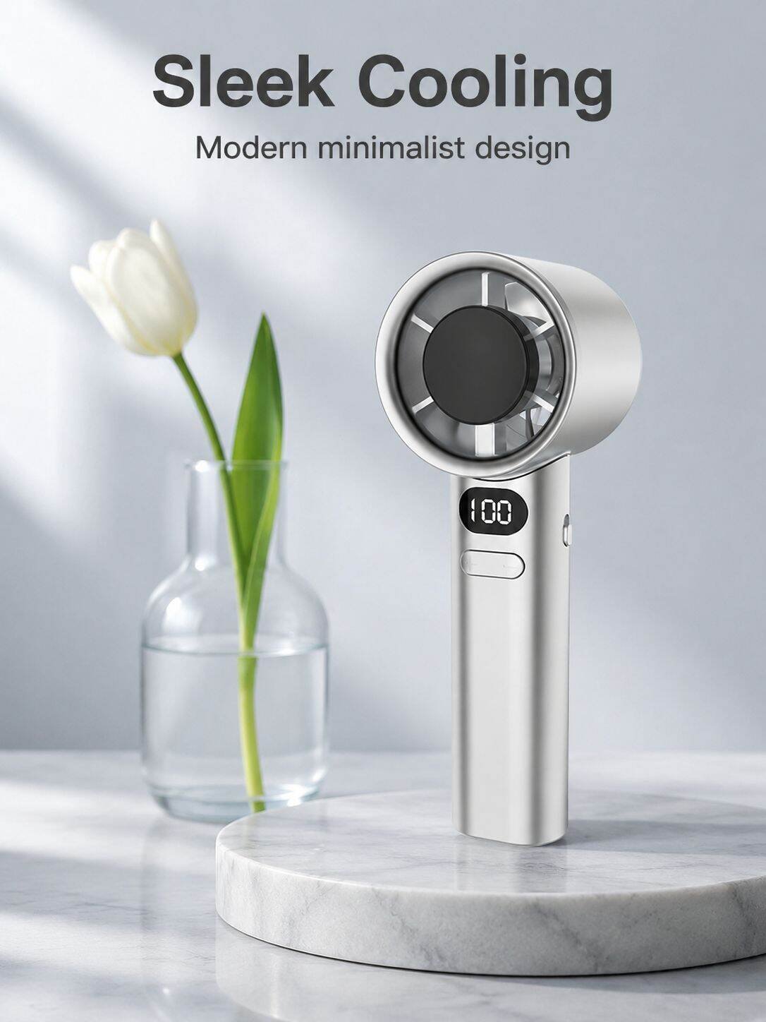 Portable USB Rechargeable Mini Fan for Indoor Outdoor Office Home and Meeting Room