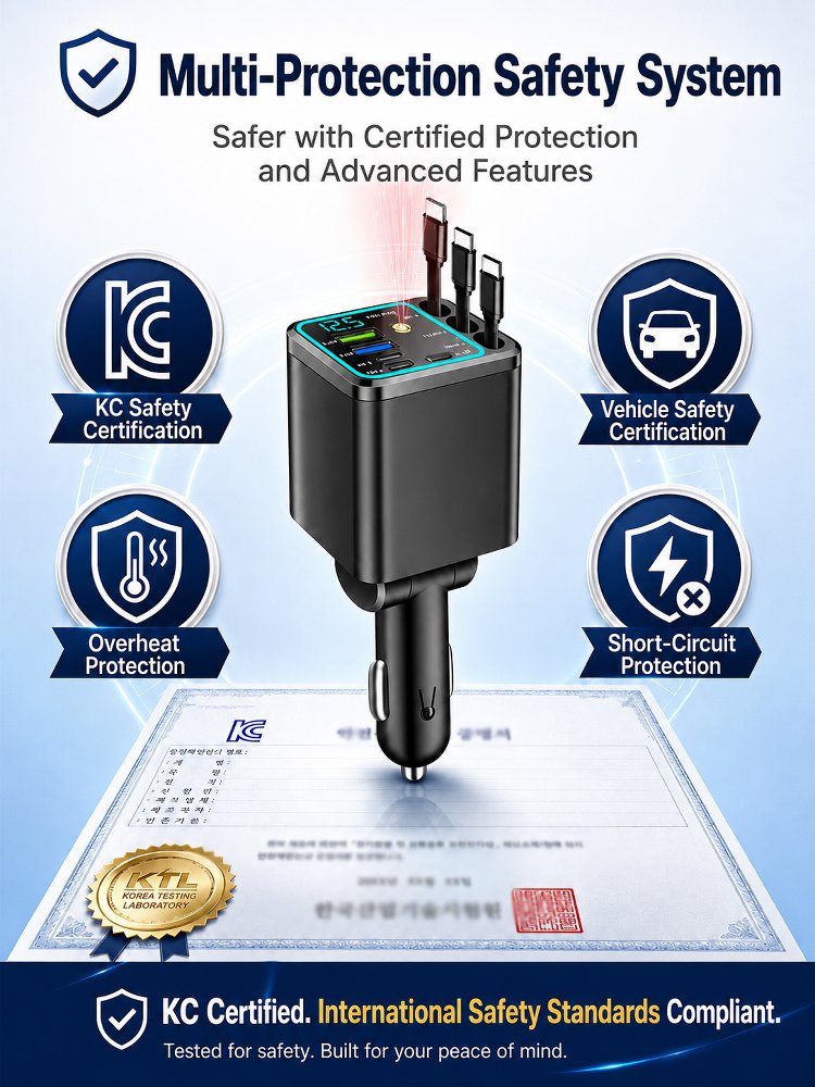 Seven-in-One Car Starry Sky Charger