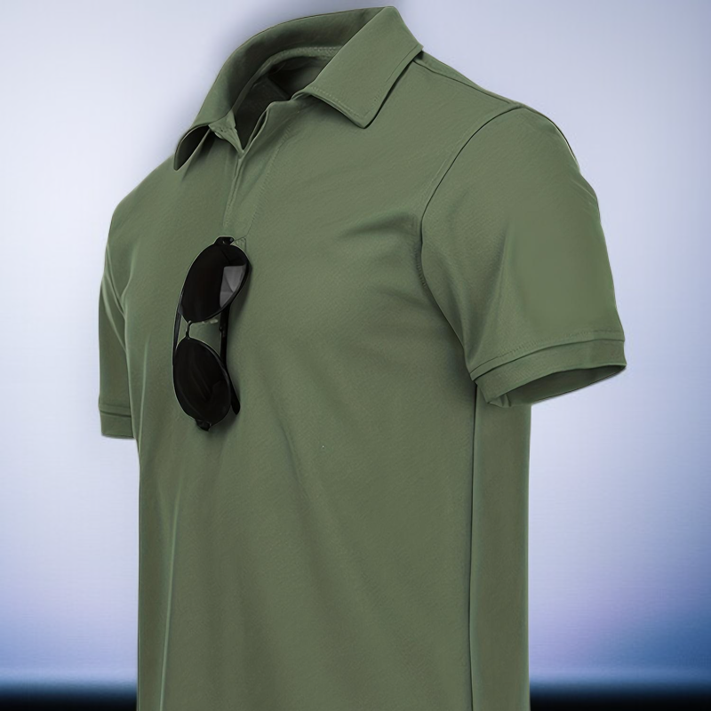 여름 남성용 미드 스트레치 캐주얼 골프 반팔 셔츠
