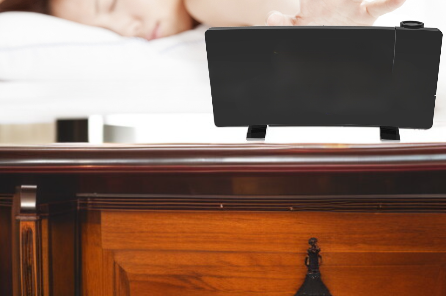 다기능 곡면 스크린 알람 시계