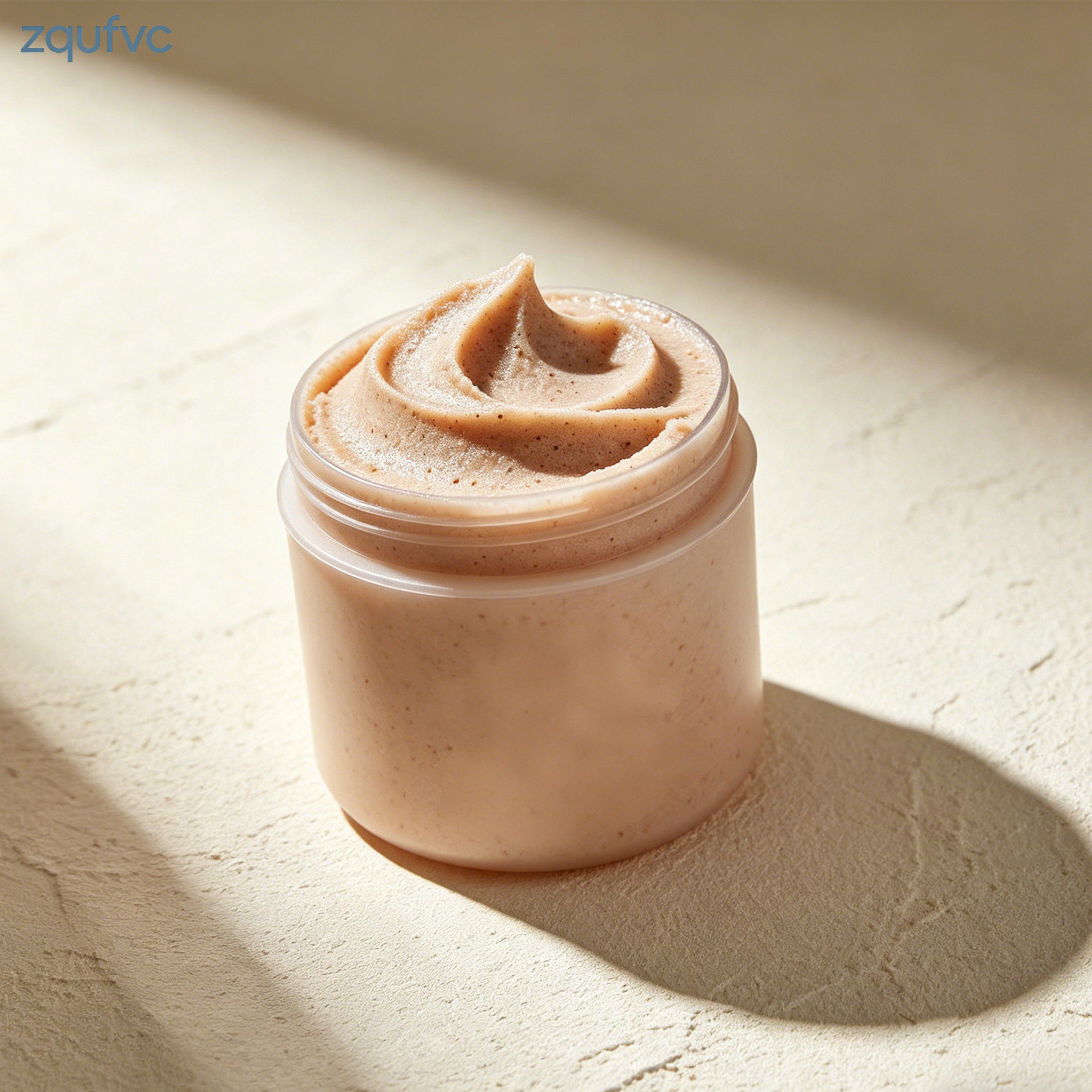 Texture of Exfoliating Scrub with natural exfoliants