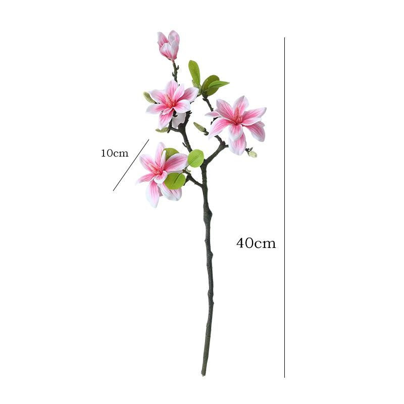 Retro Zen Home Artificial Magnolia Flower Landscape Decoration