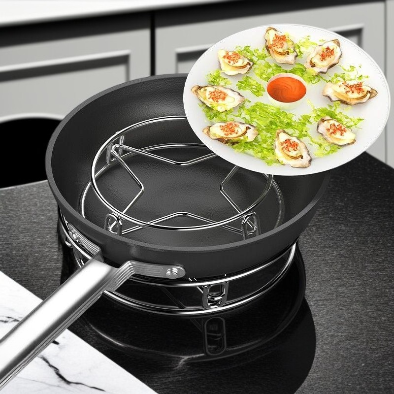 Kitchen Extra Thick 304 Stainless Steel Anti-Scald Heat Insulation Steaming Rack Pot Pad