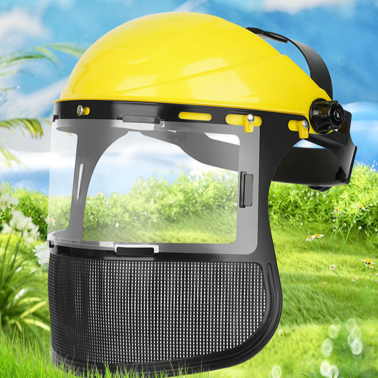 割草防飛濺頭戴式防護面罩