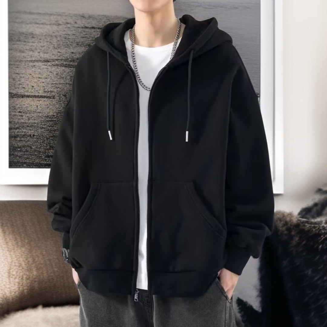 커플 헤비 가을 카디건 맨투맨 상의 아우터 재킷 남자 옷