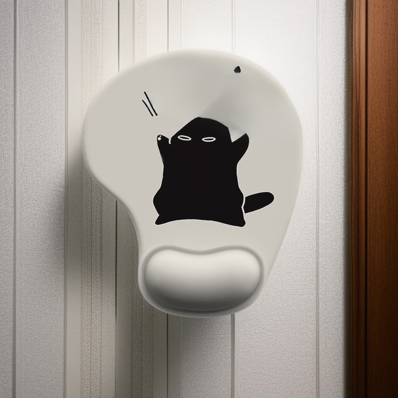 وسادة فأرة بمعصم سيليكون، مقاومة للانزلاق والماء للمكتب والألعاب