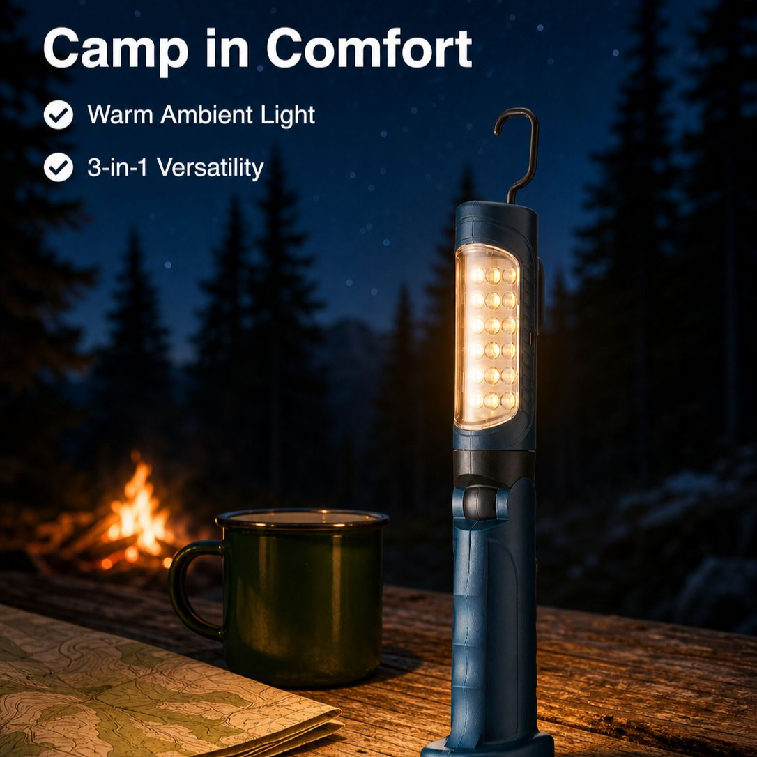 BioLite Rechargeable Camping Lantern Magnetic Work Light Portable Flashlight -301E