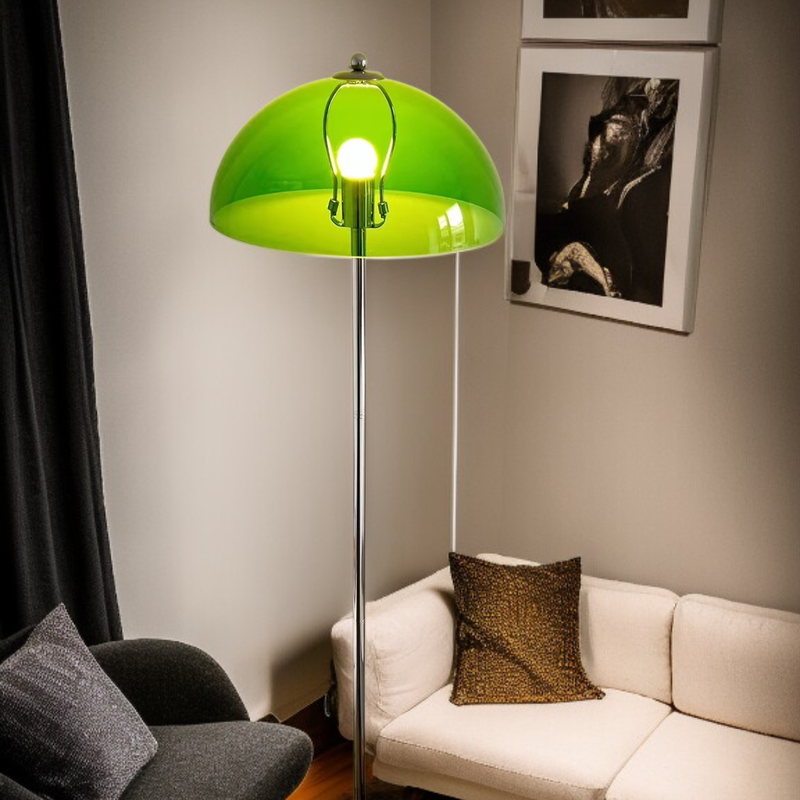 Retro houbová stolní lampa, Bauhausový akrylový stojací lampa do obývacího pokoje a ložnice