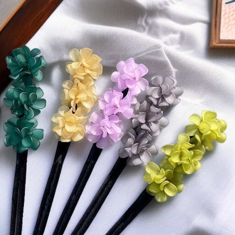 繡球盤髮棒