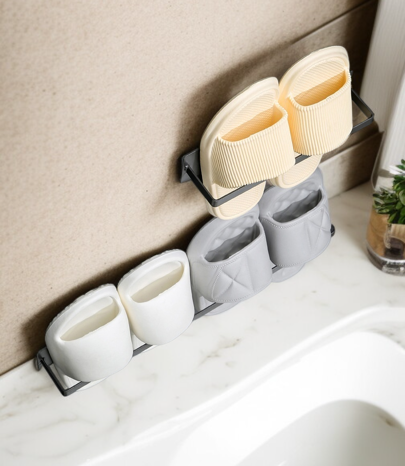 심플한 디자인의 자석 슬리퍼걸이