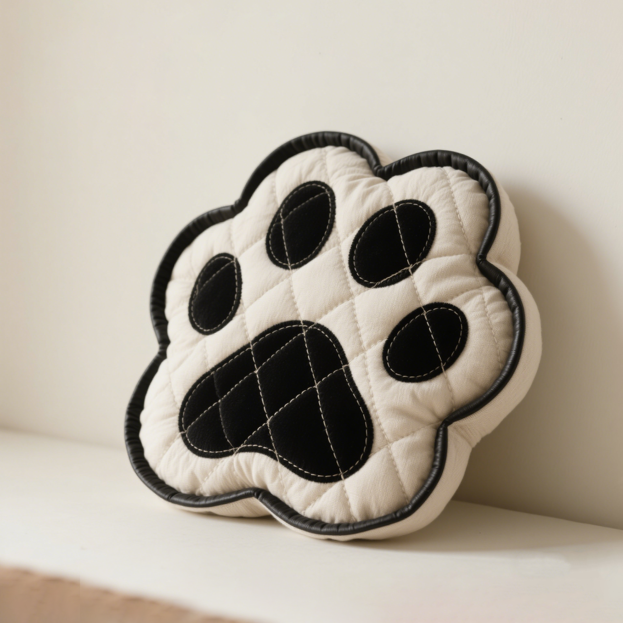 Cojín de algodón en forma de pata (paquete de 4)