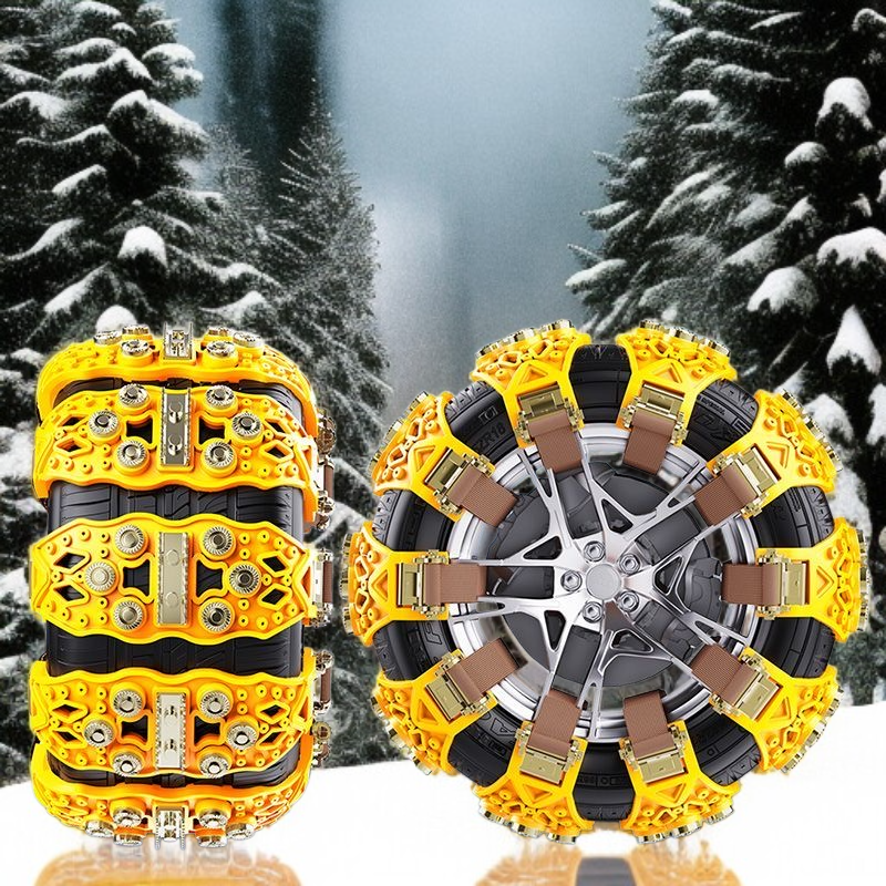 Cadenas de nieve de invierno engrosadas