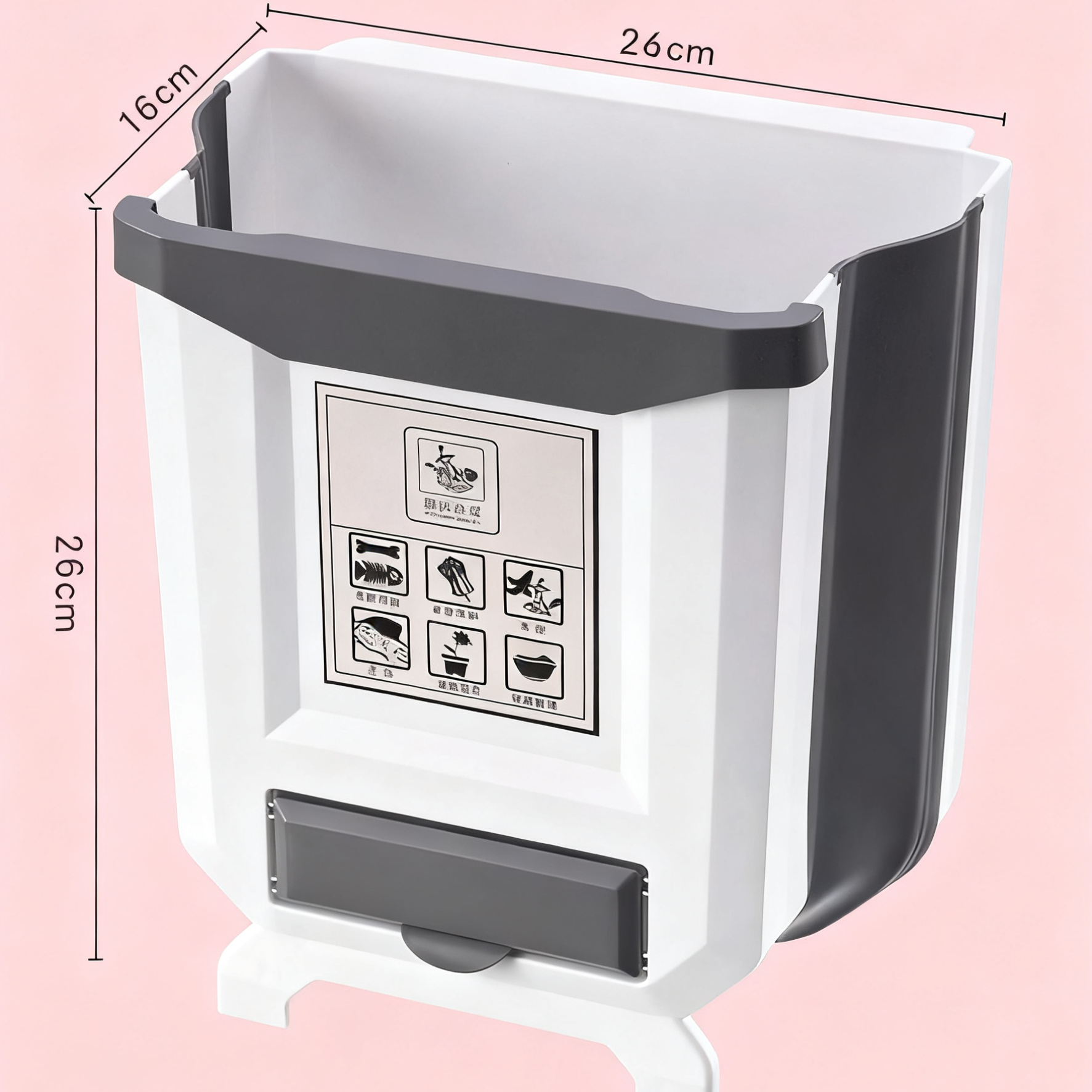 Skládací odpadkový koš